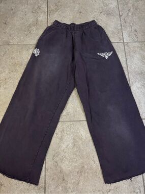 Darc Sport Black Wide-Leg Pantsuit Pants